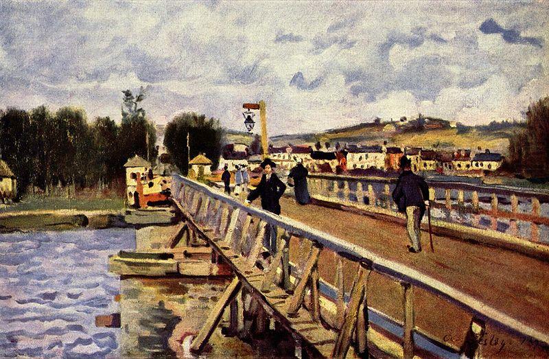 Alfred Sisley Steg in Argenteuil china oil painting image